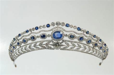 Mellerio Sapphire Tiara Crowning Glory Pinterest