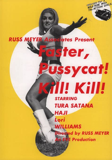 Faster Pussycat Kill Kill 1994 Japanese B5 Chirashi Handbill