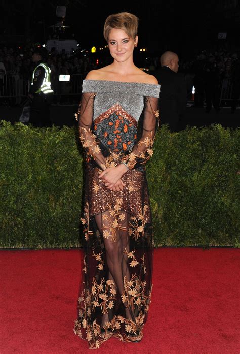 Shailene Woodley Wearing Rodarte Gown 2014 Met Costume Institute Gala