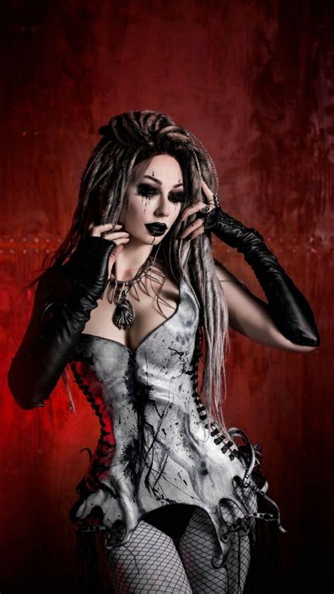Pin By Andrew Coutinho On Kassie Katrin Lanfire Goth Women Metal