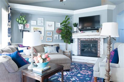 Navy Pink And Gray Living Room Decor Ideas 26 All
