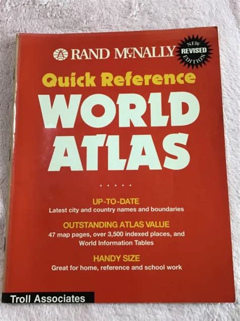Rand Mcnally Quick Reference World Atlas 1994 245 Picclick