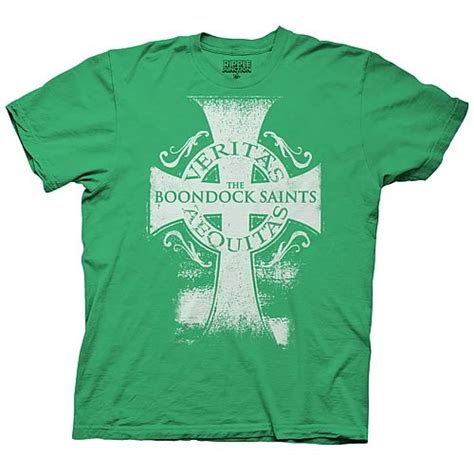 Boondock Saints Veritas Aequitas Cross T Shirt