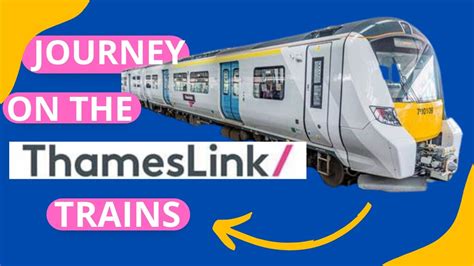 Thameslink Trains Journey On The Thameslink Trains Youtube