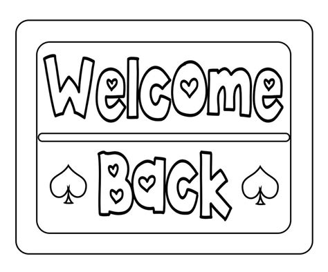 Welcome Back Coloring Pages Kindergarten Coloring Pages Coloring