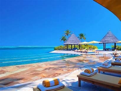 Maldives Hotel Ocean Chairs Terrace Wallpapers13 2560