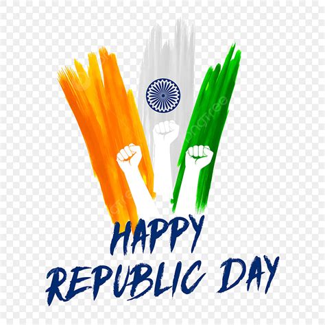 Republic Day Clipart Hd PNG Happy Republic Day Design Happy Republic