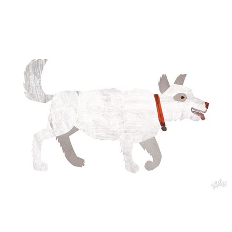 Shop Eric Carle Brown Bear Character Art White Dog Canvas Art Multi