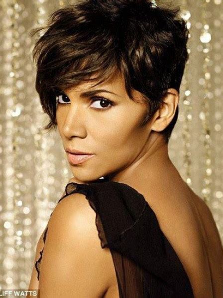 Nice halle berry short pixie cut. Halle Berry Best Short Pixie Cut Synthetic Hair Capless ...