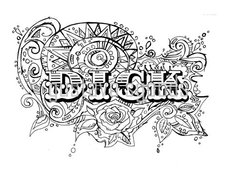 Swear words coloring pages free unavailable listing on etsy words. Pin on Coloring Pages