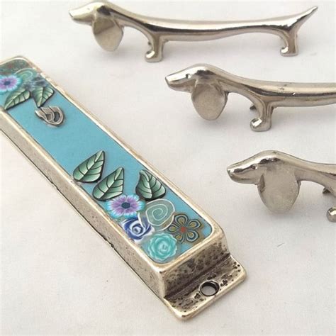 Mezuzah With Scroll Jewish Wedding T Modern Mezuza Etsy