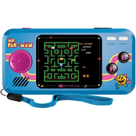 Ms Pac Man Pocket Player Collectible Handheld Game Console With 3