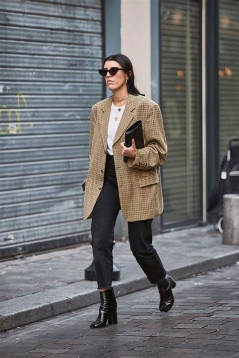 30 stylish ways to wear oversized blazer this fall mode féminine mode look street style