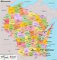 Wisconsin State Map | USA | Maps of Wisconsin (WI)