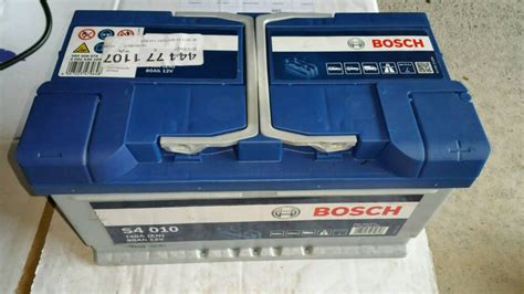 Bosch S4 010 Car Battery 12v 80ah Type 110 S4010 With Receipt 4 Years