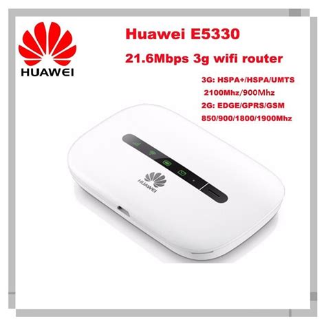 Unlocked Huawei E5330 Mobile 3g Wifi Router Mifi Hotspot 3g Modem Hspa