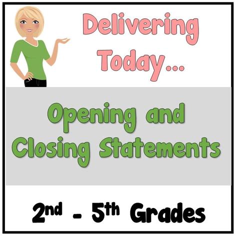 Openings And Closing Statements Teachers Take Out Teaching Writing