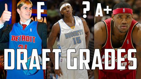 View the current order of both rounds of the 2021 nba draft. Grading EVERY 2003 NBA Draft Lottery Pick 17 Years Later ...