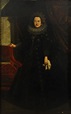 Retrato de Constanza de Habsburgo, reina de Polonia, de cuerpo entero ...