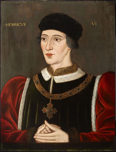 English School Late 16th Century Portrait Of King Henry Vi 1421 71