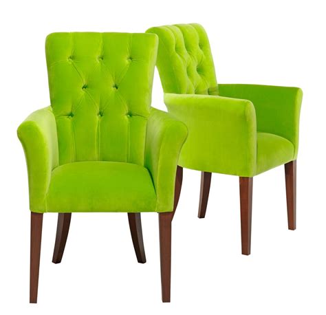 Williston forge teagan genuine leather upholstered dining chair, genuine leather/upholstered in green, size 31h x 19w x 18d | wayfair. These bright Lime Green Chairs from Sofa Design add some ...
