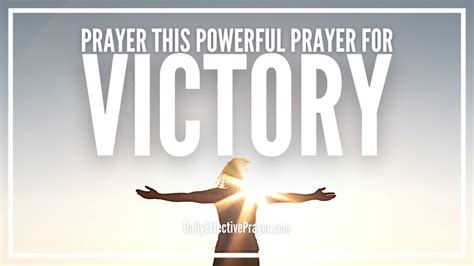Prayer For Victory Powerful Victory Prayer Youtube