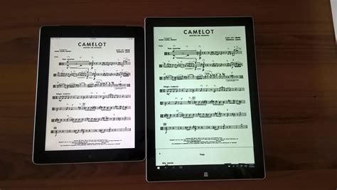 Technology Music Life Sheet Music On The Surface Pro 3 Vs Ipad 3rd Gen