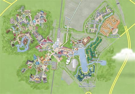 Plan Disneyland A Télécharger Et Imprimer Parc De Paris