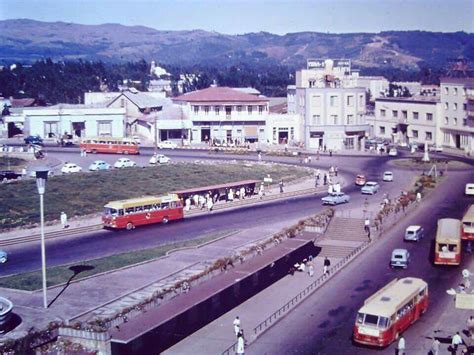 Piassa Addis Ababa Ethiopia Circa 1952 Rare Photo Of Addis Ababa