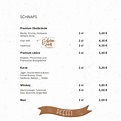 Speisekarte | Kaffeebohne Fürth