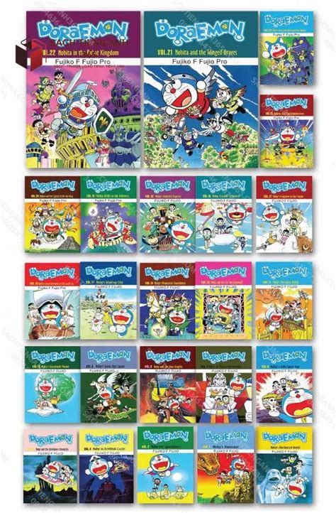 Truyện Tranh Doraemon Truyện Dài 24 Cuốn Bản Tiếng Anh Sách