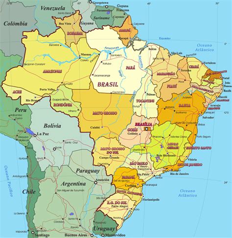 Álbumes 102 Foto Ubicación De Brasil En El Mapa Cena Hermosa