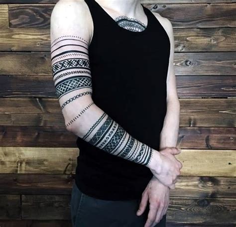 Masculine Armband Tattoos Designs For Men Tattoosera