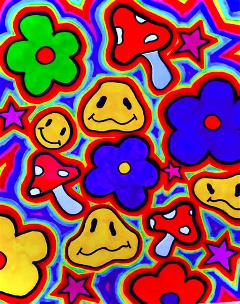 Aesthetic Smiley Face Wallpapers Smiley Face Redbubble Aesthetic