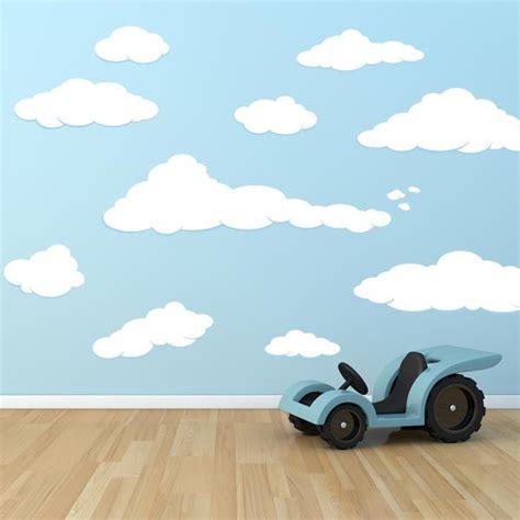 Cloud Decals Cloud Stickers For Walls Wall Decal World Cloud Wall