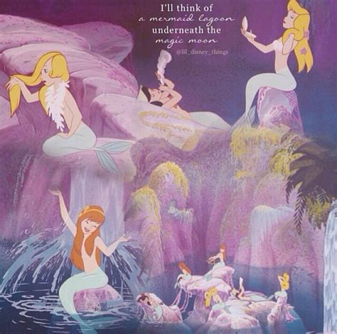 Peter Pan Mermaids Mermaid Lagoon Disney Art