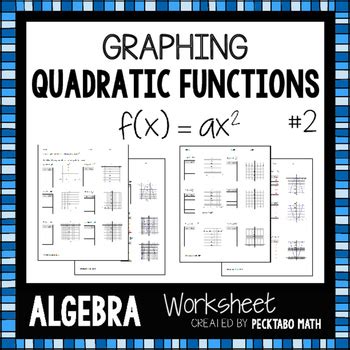 The graph quadratic functions in vertex form exercise appears under the algebra i math mission and mathematics ii math mission. Sketching Quadratic Graphs Worksheet With Answers