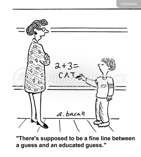 Maths Question Cartoons And Comics Funny Pictures From Cartoonstock