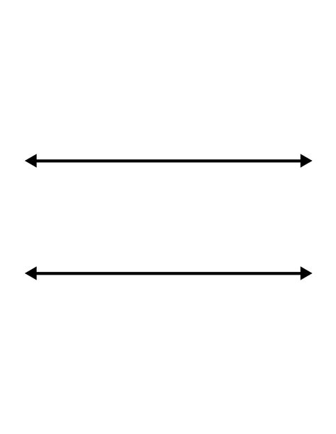 Flashcard Of A Parallel Lines Clipart Etc