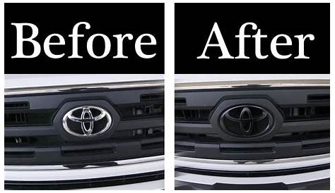 toyota tacoma front grill black