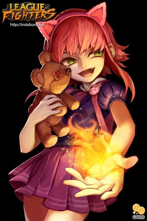 League Of Fighters Annie By 2gold Lol League Of Legends League Of