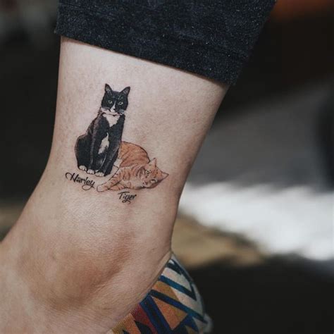 220 Best Cat Tattoo Images On Pinterest Kitty Tattoos