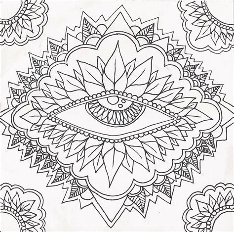 Https://tommynaija.com/coloring Page/abstract Eye Coloring Pages