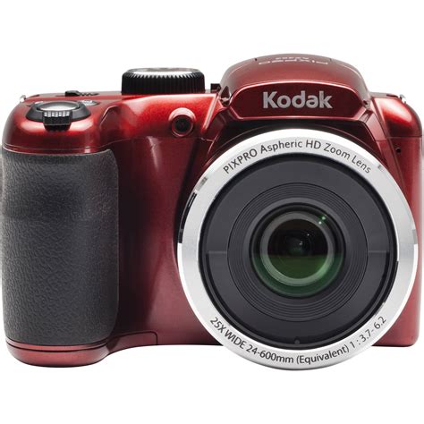 Kodak Pixpro Az252 Digital Camera Red Az252rd Bandh Photo Video