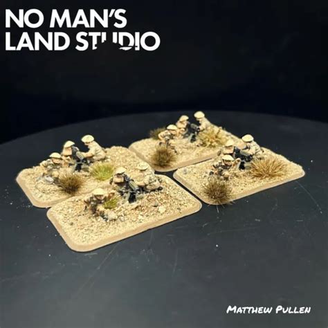 Flames Of War British 8th Desert Mmg Section 15mm Ww2 Fow £10