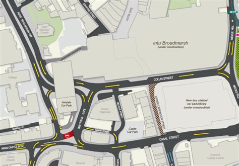 Broadmarsh Roadworks Programme Resumes With Changes Around Ncp Car Park