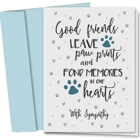 42 Best Pictures Pet Sympathy Cards What To Write In A Pet Sympathy