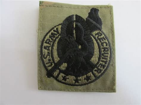 Us Army Recruiter Patch Sew On Military Patch Authentic Ebay