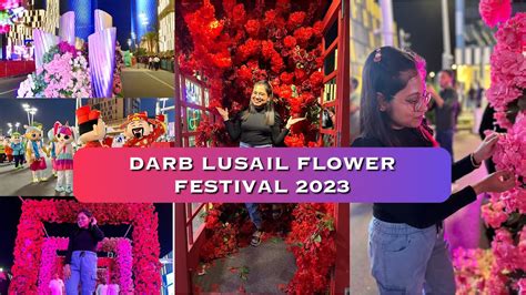 Darb Lusail Flower Festival Lusail Boulevard Qatar Vlog 💐🌹🌺🌷🌻🌸🪷