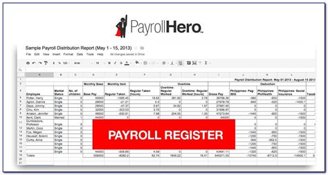 Payroll Calculator Template For Ms Excel Word Excel Templates Gambaran